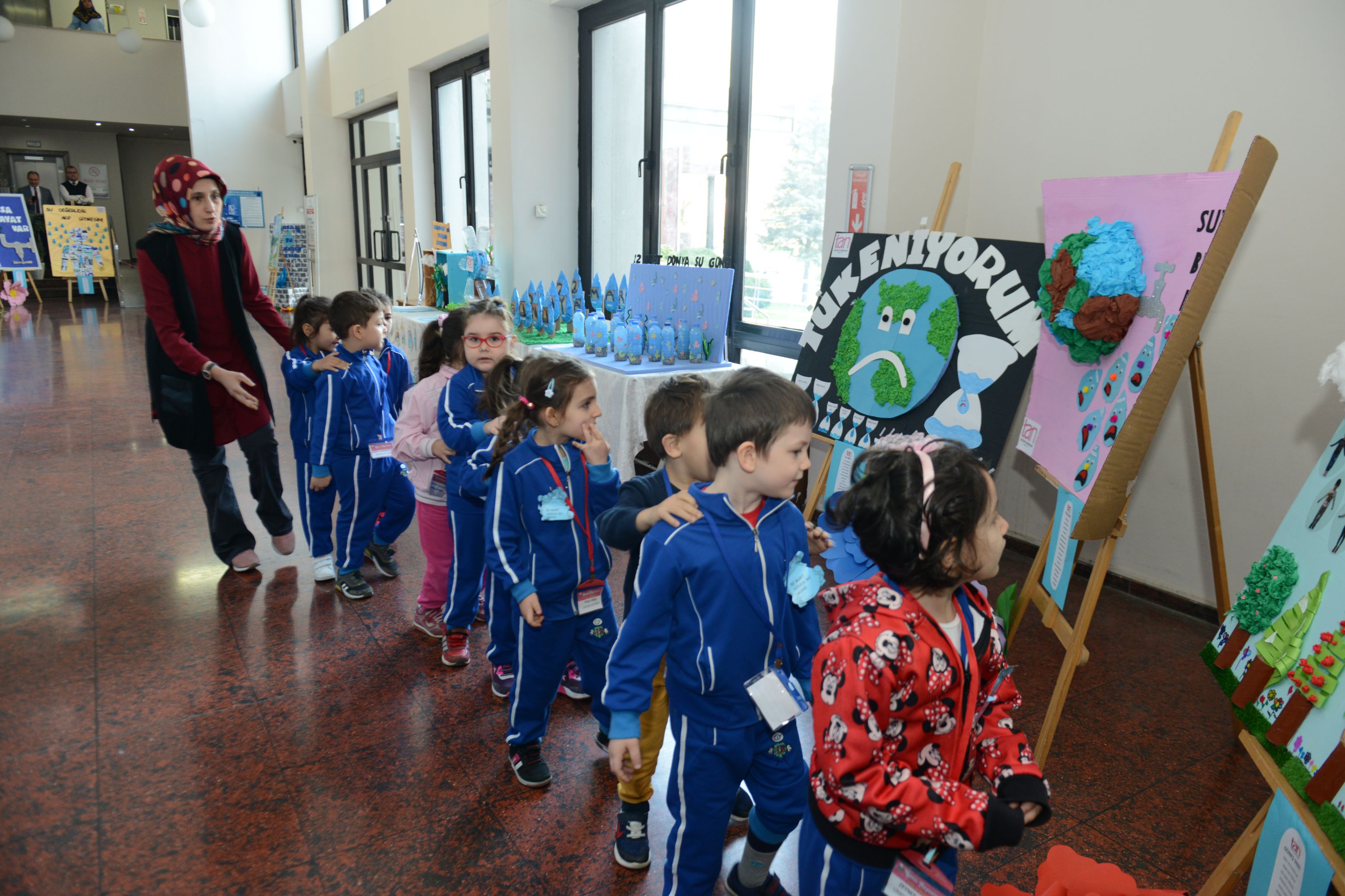 ''22 Mart Dünya Su Günü'nde'' minik öğrencilere su bilinci eğitimi