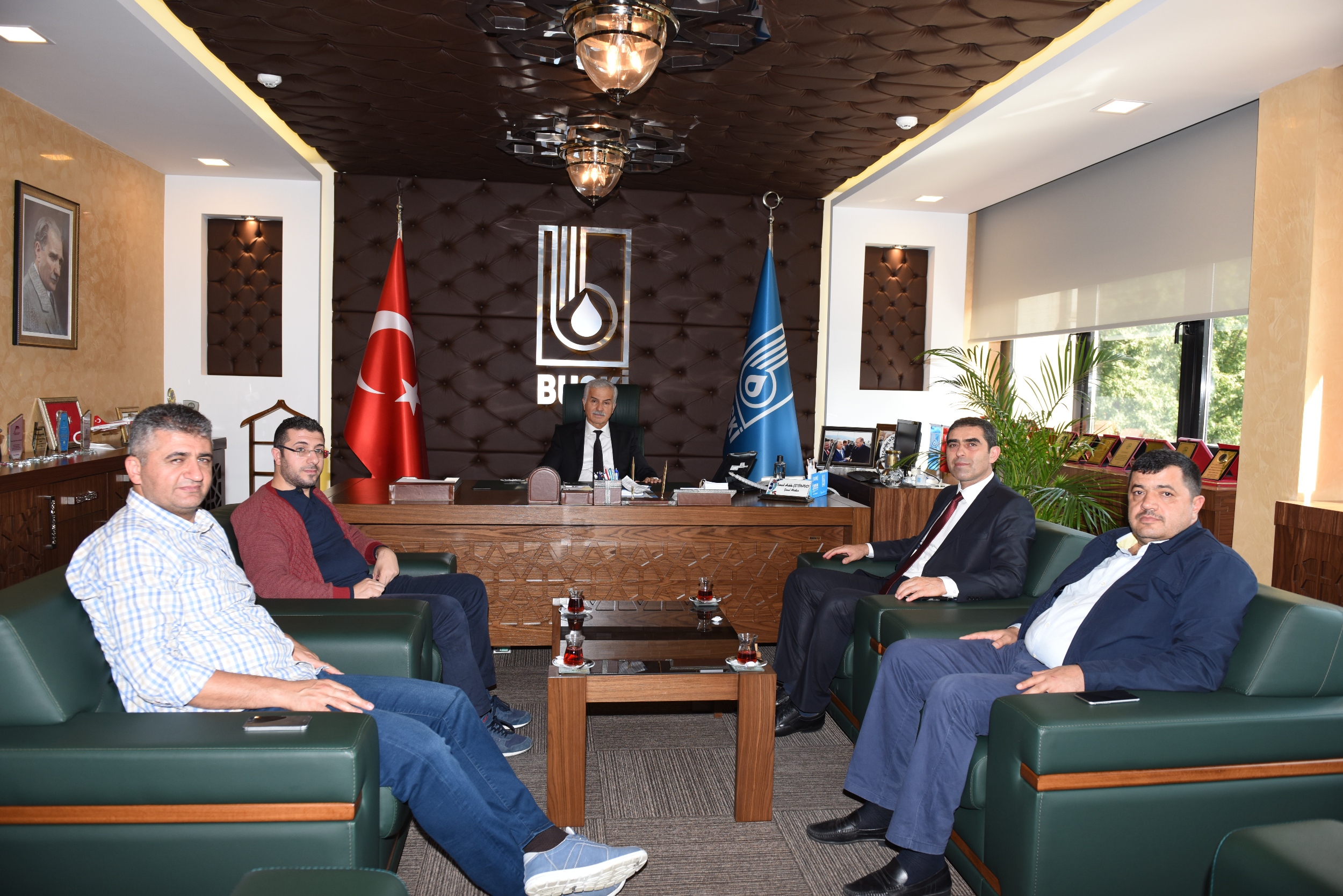 MASKİ Genel Müdürü Özdemir'den nezaket ziyareti