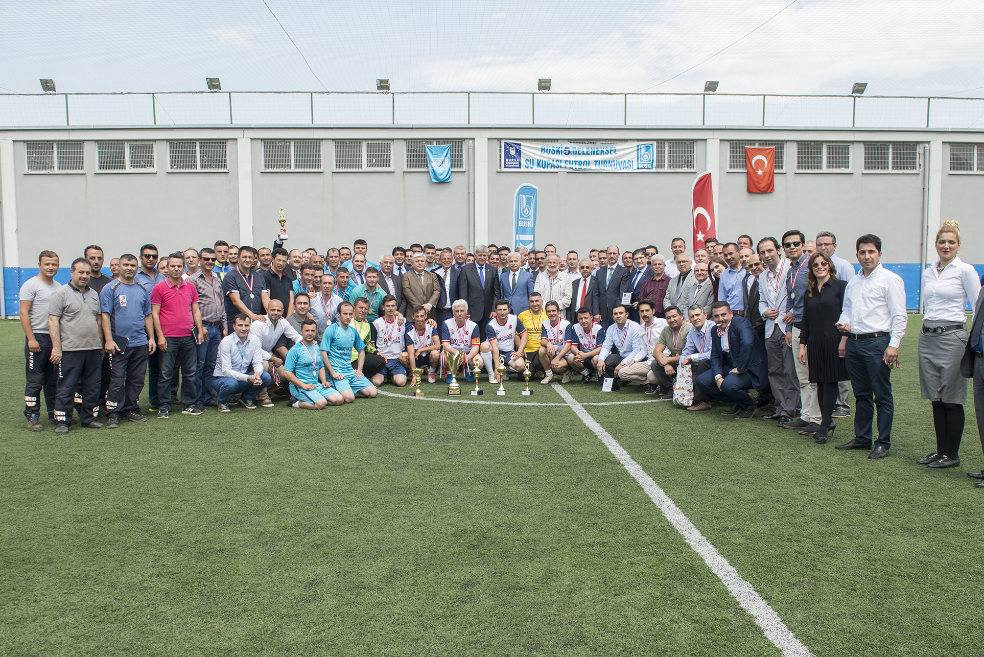 BUSKİ 5. Su Kupası Futbol Turnuvası’nı Yenişehir BUSKİ kazandı